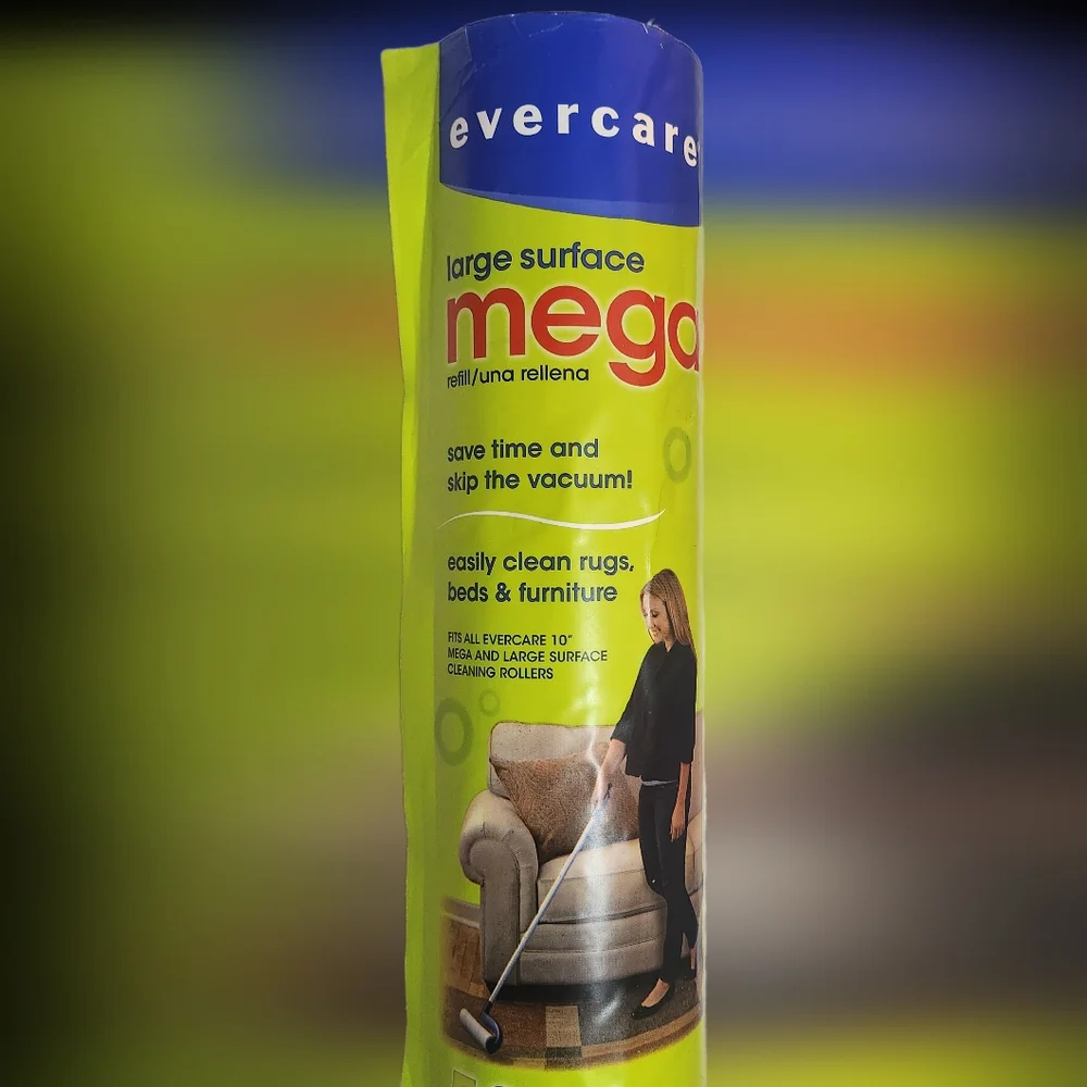 Evercare Large Surface Mega Pet Lint Roller Refill 50 Layers 10